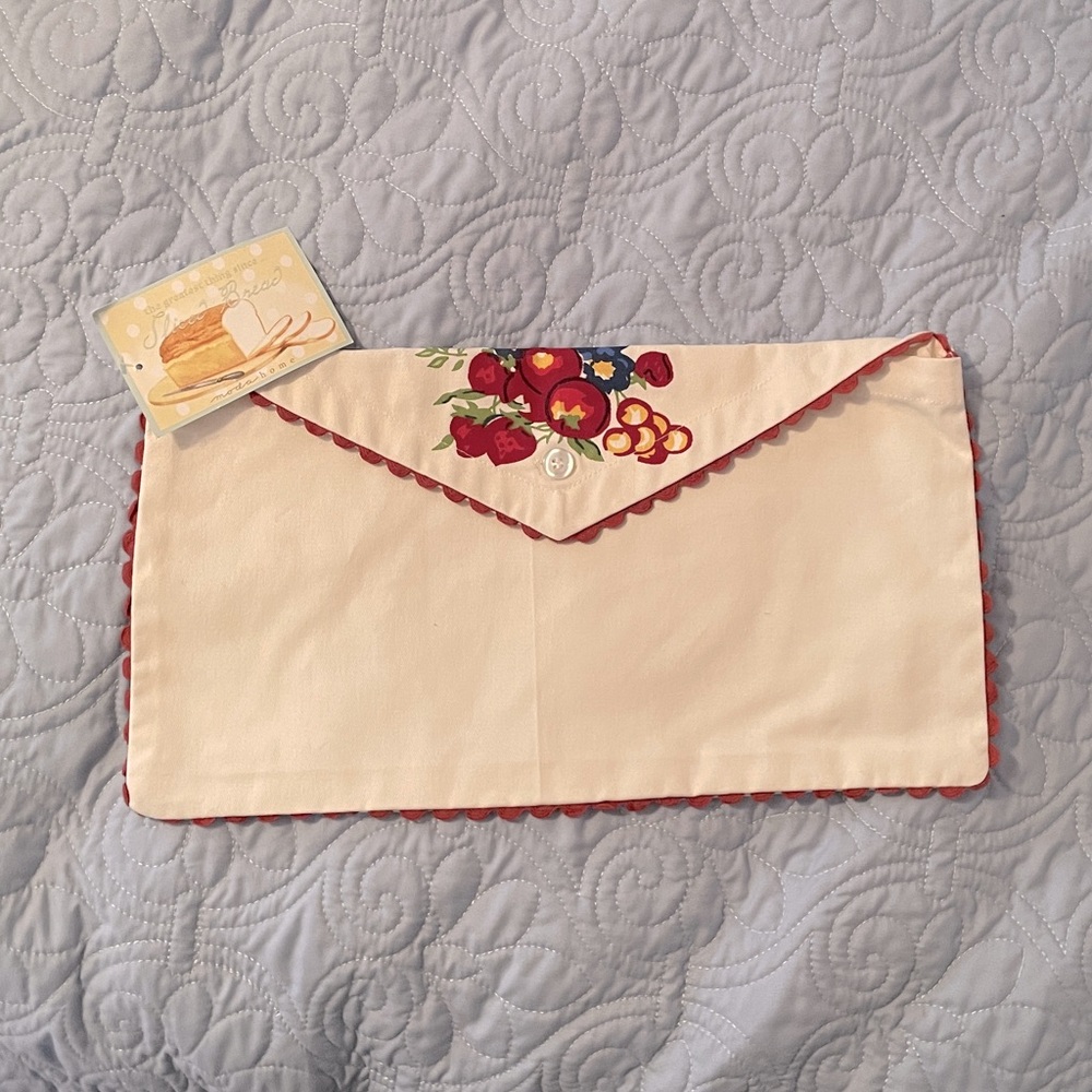 NEW Moda Home cotton tea towel envelope